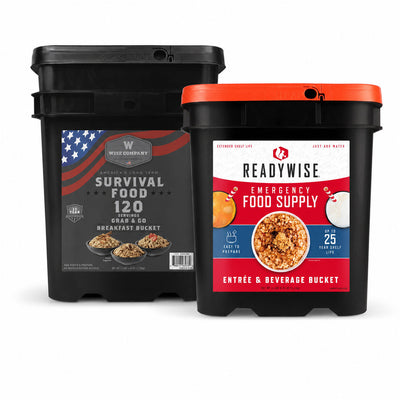 240-Serving Breakfast, Entrée & Beverage Emergency Food Bundle