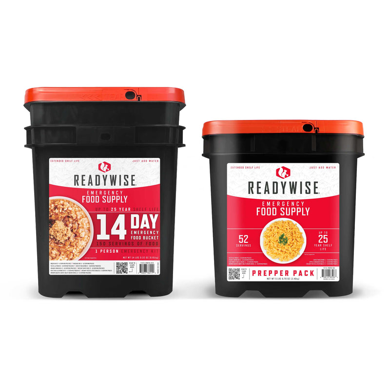Buy a Prepper Pack Get a Free 14 Day Food Supply