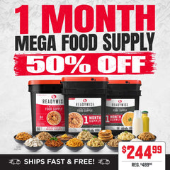 1 Month Mega Food Supply