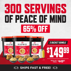 300 Serving Emergency Food Sampler Bundle