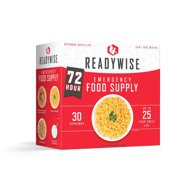 72 Hour Emergency Food and Drink Supply - 30 Servings