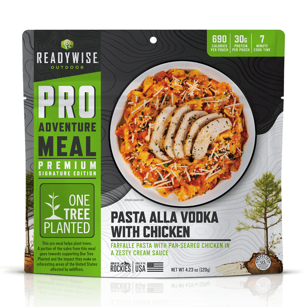 Pasta Alla Vodka with Chicken - Signature Edition Pro Adventure Meal with One Tree Planted