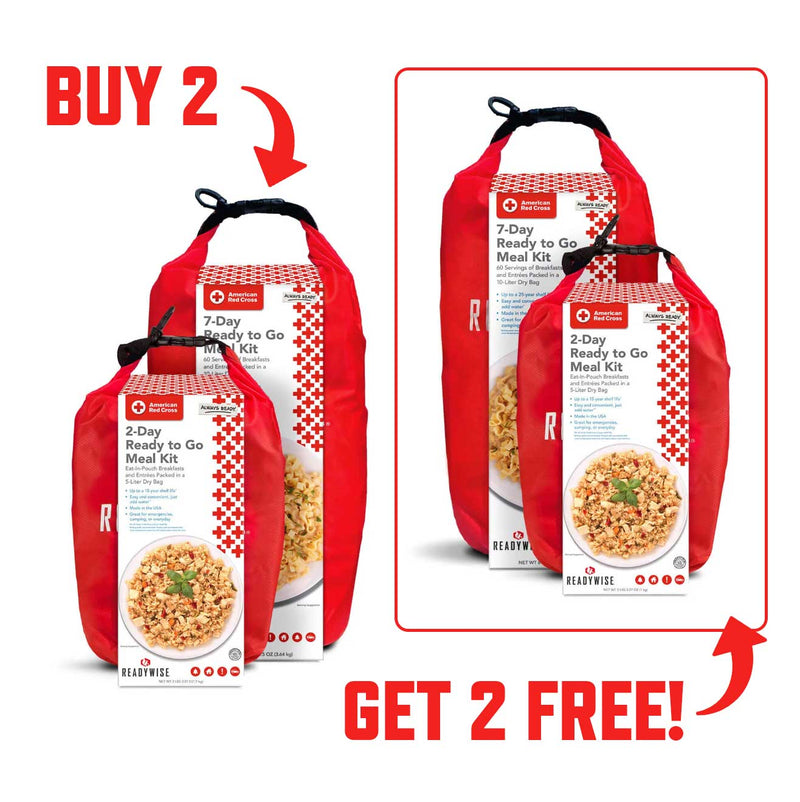 Buy 2 Dry Bag Food Kits, Get 2 FREE