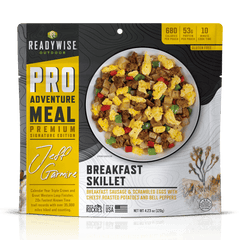 Breakfast Skillet - Signature Edition Pro Adventure Meal with Jeff "Legend" Garmire  ReadyWise Single Pouch  