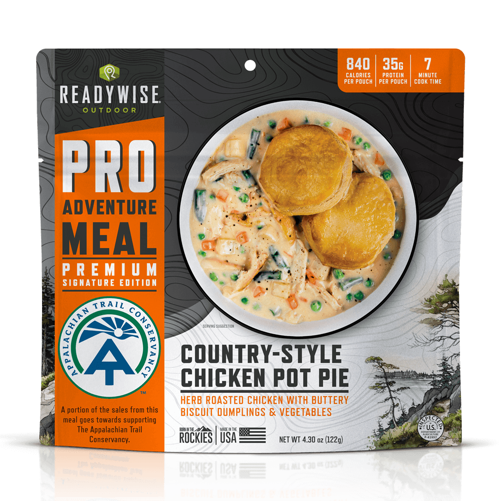 Country Style Chicken Pot Pie - Signature Edition Pro Adventure Meal with Appalachian Trail Conservancy