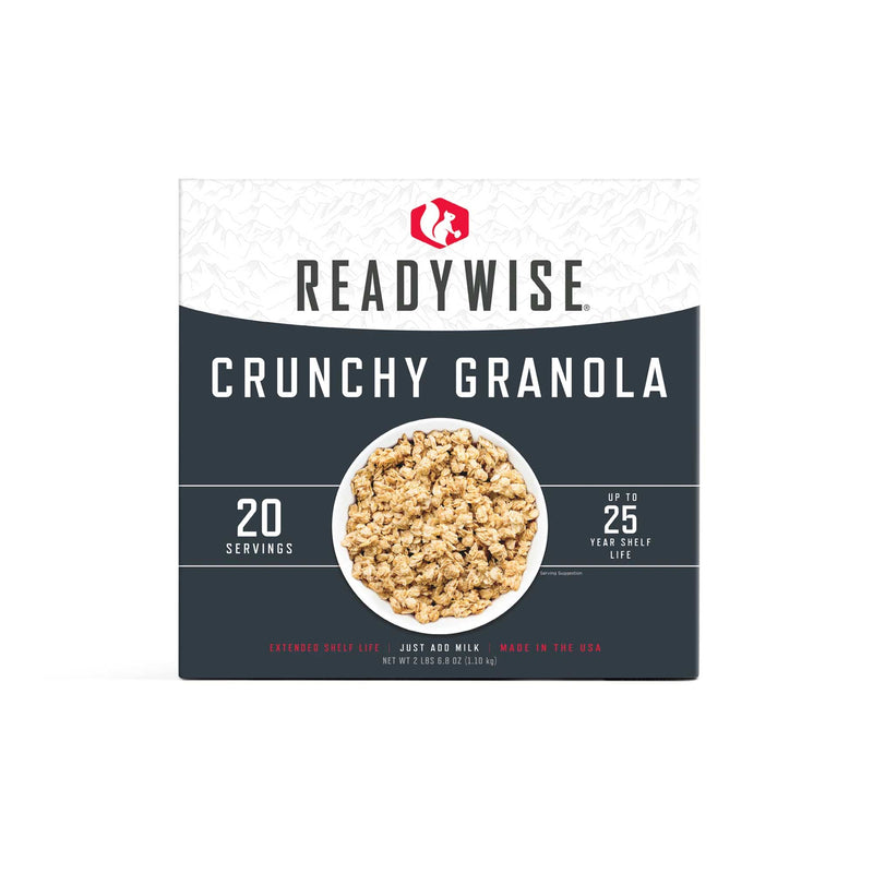 Emergency Food Favorite - Crunchy Granola (5 x 4 Serving Pouches)