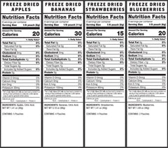 120 Serving Freeze Dried Fruit Bucket  Wise Company   