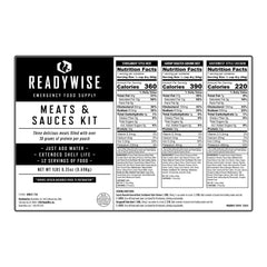 Meat & Sauces Kit - All Meat and Sauce