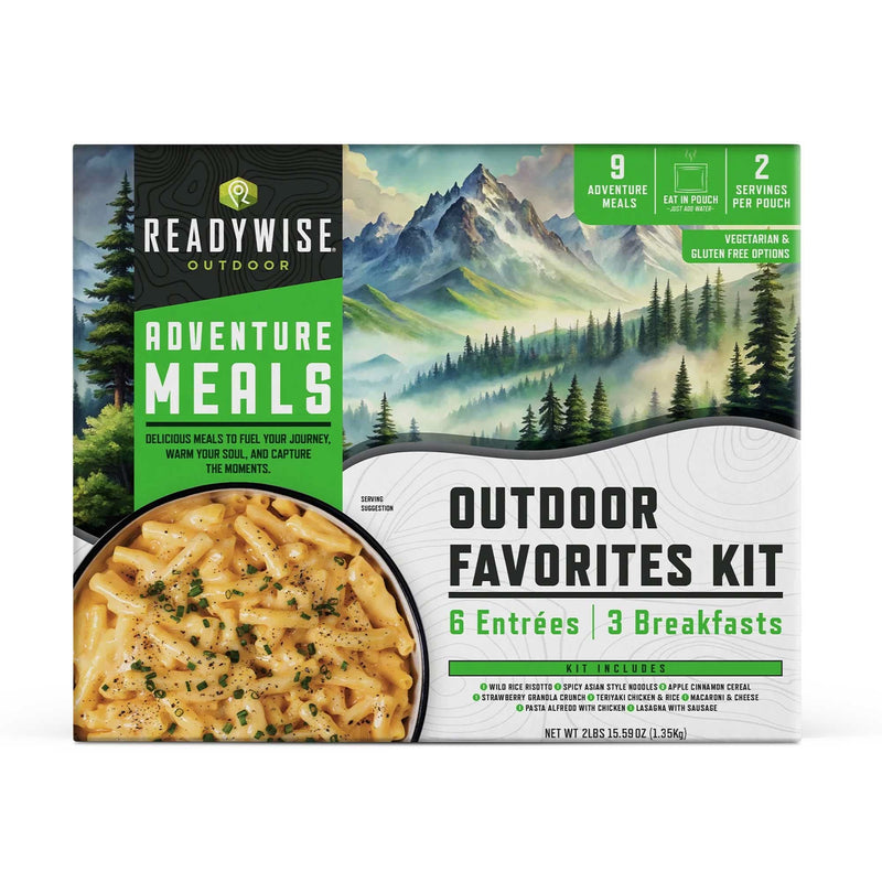 Camping Outdoor Favorites Kit - 25 Yr Shelf-Life - Cook...
