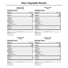 Buy a Meat Bucket, Get 2 Vegetable Buckets Free!