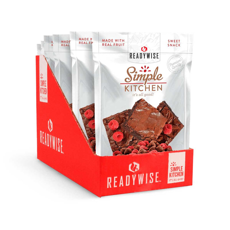 Simple Kitchen Raspberries & Brownie Bites - 6 Pack