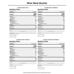 Buy a Meat Bucket, Get 2 Vegetable Buckets Free!