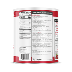 Diced Red Bell Peppers – Freeze-Dried #10 Can – 37 Servings | ReadyWise