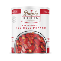 Diced Red Bell Peppers – Freeze-Dried #10 Can – 37 Servings | ReadyWise