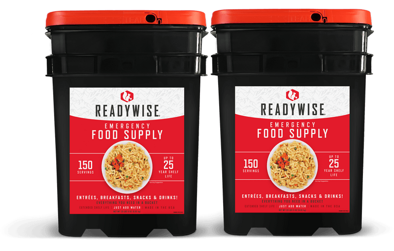 300 Serving Emergency Food Bundle - 2 Buckets