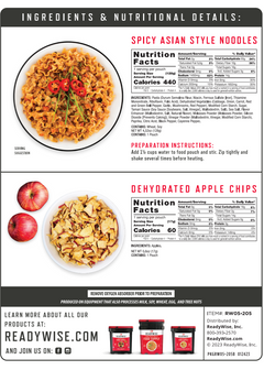 Self Heating Assorted Meal Sampler