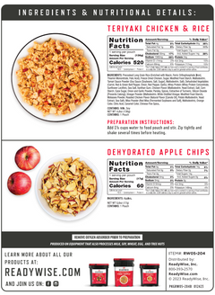 Self Heating Kit - Teriyaki Chicken and Rice + Snack