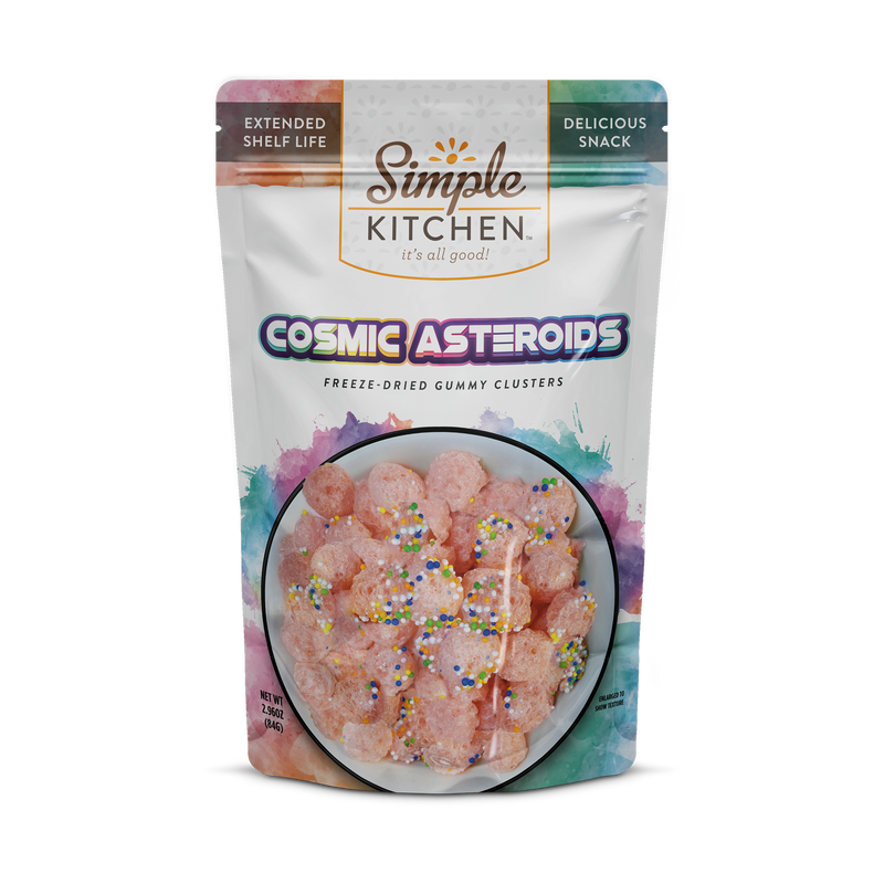 Simple Kitchen Cosmic Asteroids (Freeze-Dried Gummy Clusters)