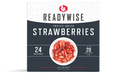 Emergency Food Favorite - Freeze-Dried Strawberries (3 x 8 Serving Pouches)