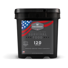 120 Serving Freeze Dried Fruit Bucket  Wise Company   