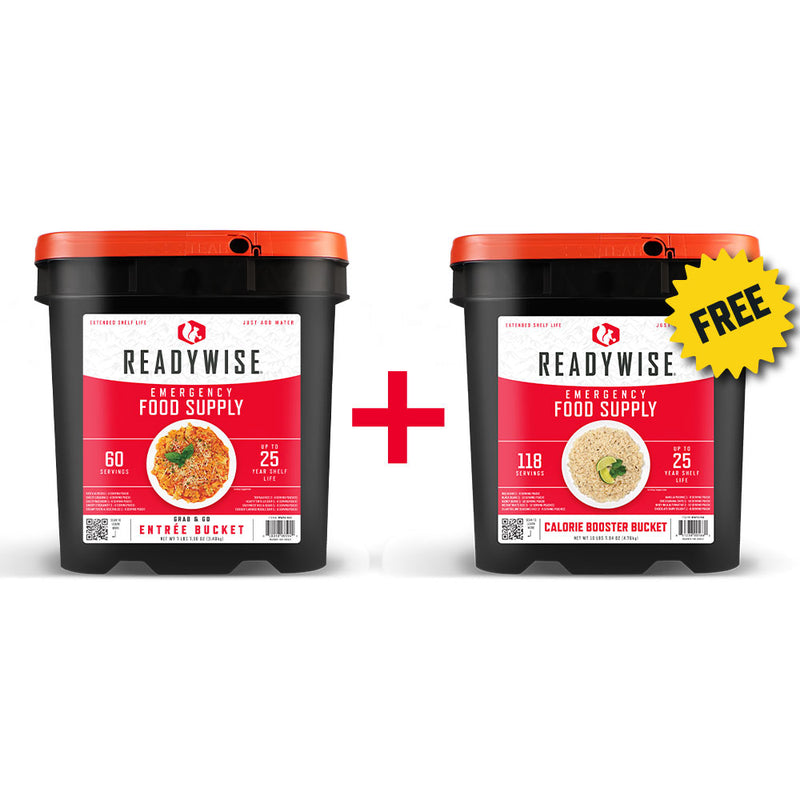 Buy a 60 Serving Bucket, Get a Calorie Booster Bucket Free