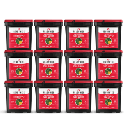 1440 Serving Freeze Dried Vegetable Bundle  ReadyWise   