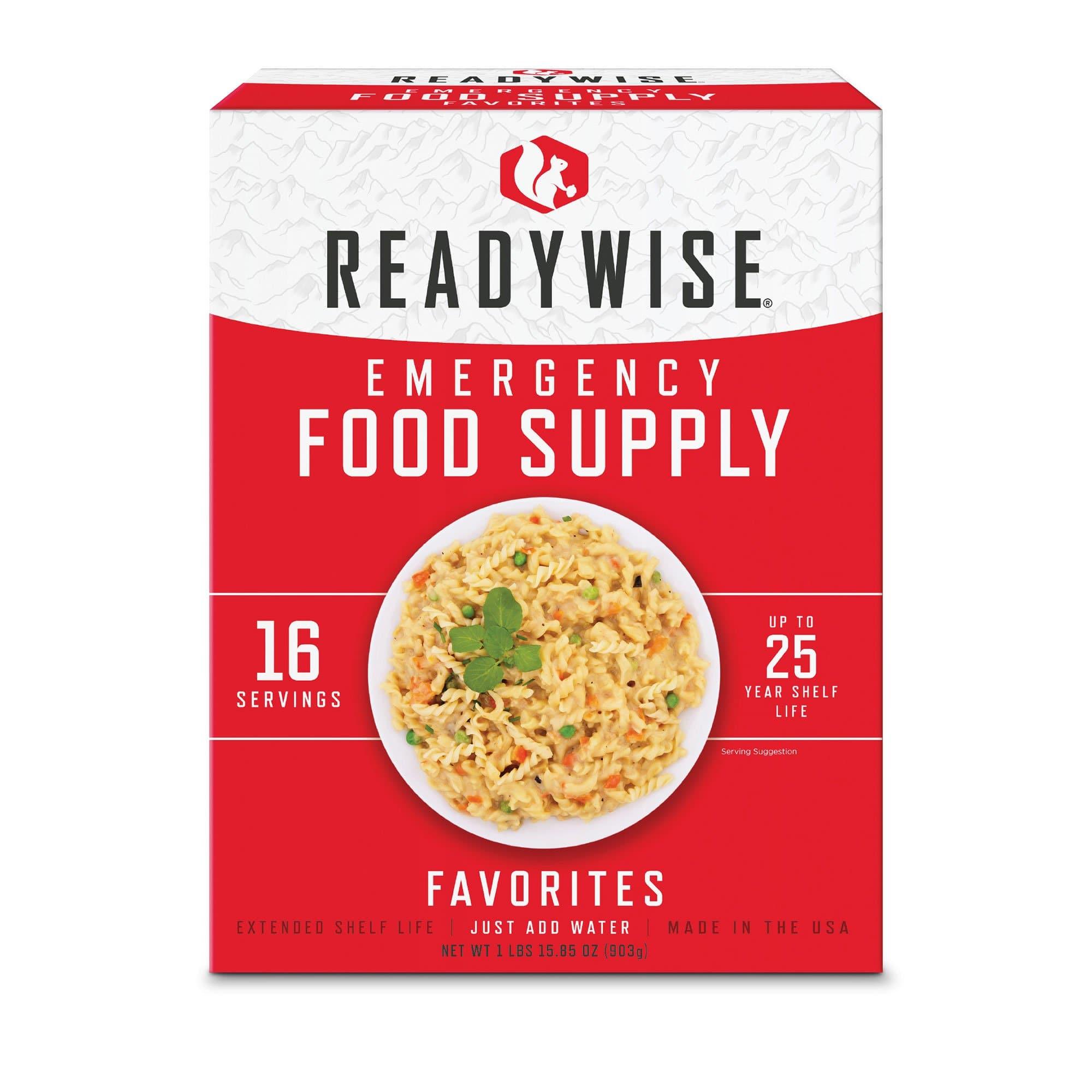 16 Serving Emergency Food Supply - Favorites Box - ReadyWise