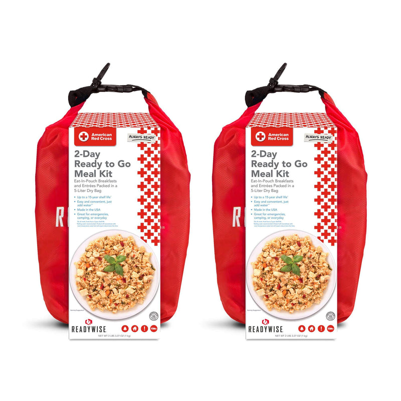 2 Pack American Red Cross 2 Day Ready to Go Meal Kit - ReadyWise