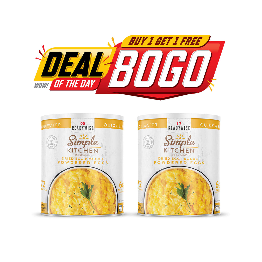 BOGO Free Powdered Eggs - 72 Serving #10 Can