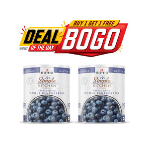 BOGO Free Freeze-Dried Whole Blueberries - 28 Serving #10 Can
