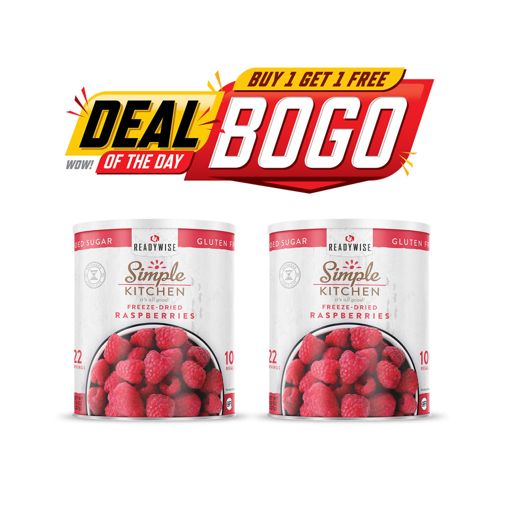 BOGO Free Freeze-Dried Raspberries - 22 Serving #10 Can