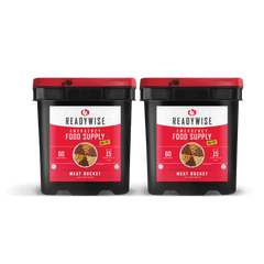 60 Serving Freeze Dried Meat Bucket BOGO - ReadyWise