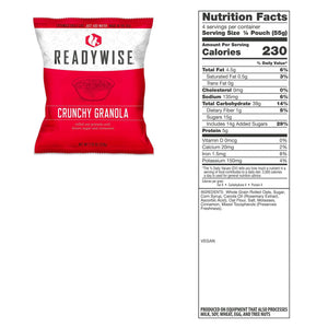 72 Hour Emergency Food and Drink Supply - 32 Servings - ReadyWise