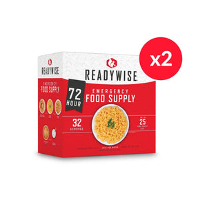 72 Hour Emergency Food and Drink Supply x 2 - ReadyWise