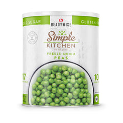 Freeze-Dried Peas - 17 Serving #10 Can  ReadyWise   