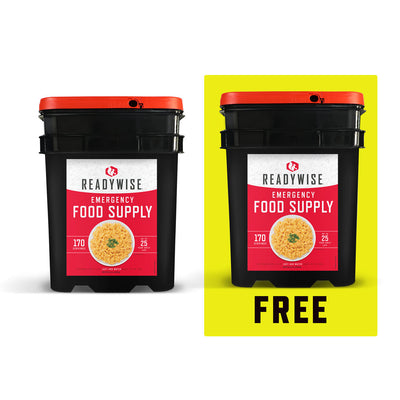 Buy One Get One Free - 170 Serving Bucket  ReadyWise   