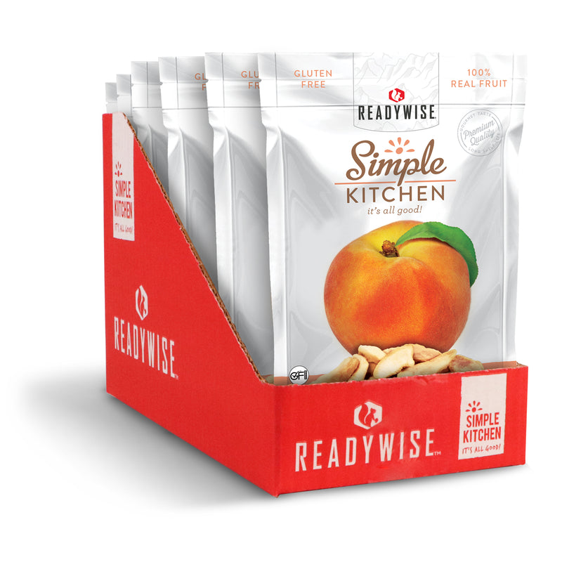 Freeze-Dried Peaches - 6 Pack  ReadyWise   