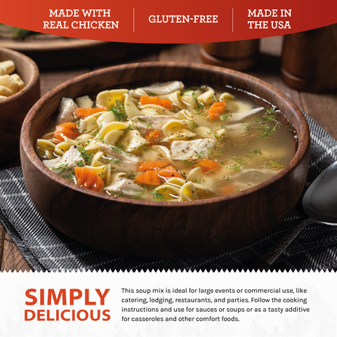 Chicken Noodle Soup Mix - 16 Servings per Pouch