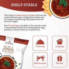 Vegetable Beef & Barley Soup Mix - 17 Servings per Pouch