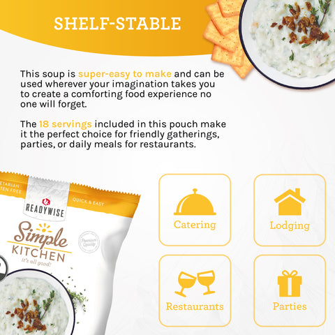 Potato Chowder Soup Mix - 18 Servings per Pouch
