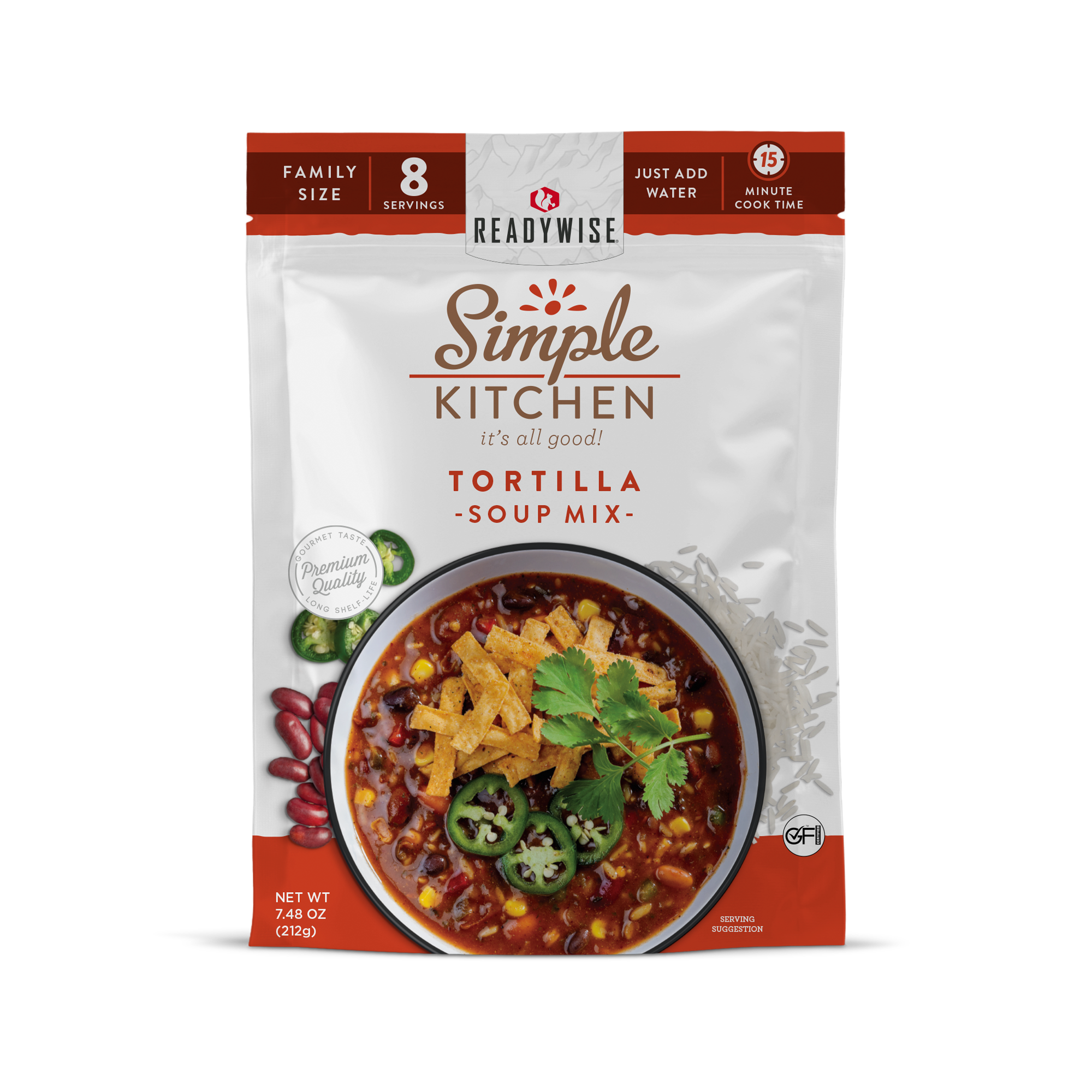 Simple Kitchen Soup Sampler Variety Pack (8 count, 8-Servings per Pouch)