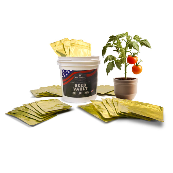 Wise Food Storage Heirloom Seed Vault - 39 Varieties - 4,500 Seeds  ReadyWise   