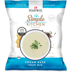 Cream Base Soup Mix - 17 Servings per Pouch  ReadyWise Single Pouch  