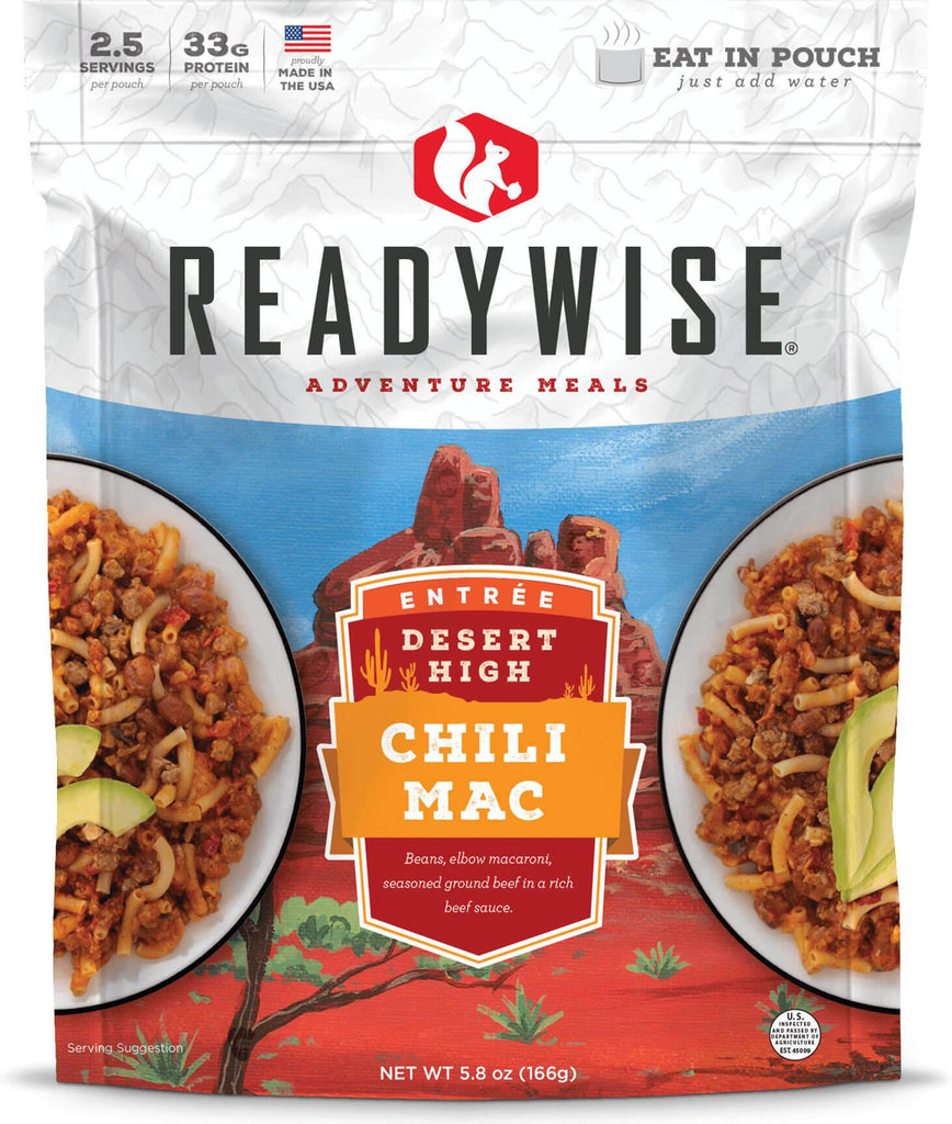 Desert High Chili Mac with Beef - ReadyWise