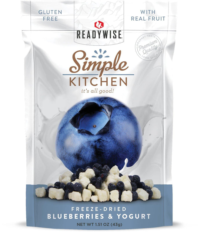 Freeze-Dried Blueberries & Yogurt - 6 Pack  ReadyWise   