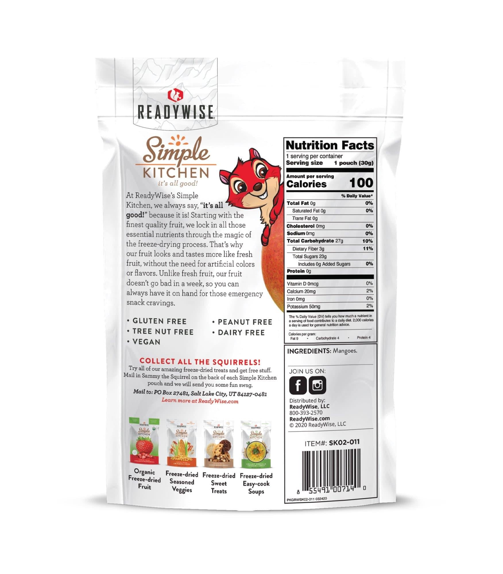 Freeze-Dried Mango - 6 Pack - ReadyWise