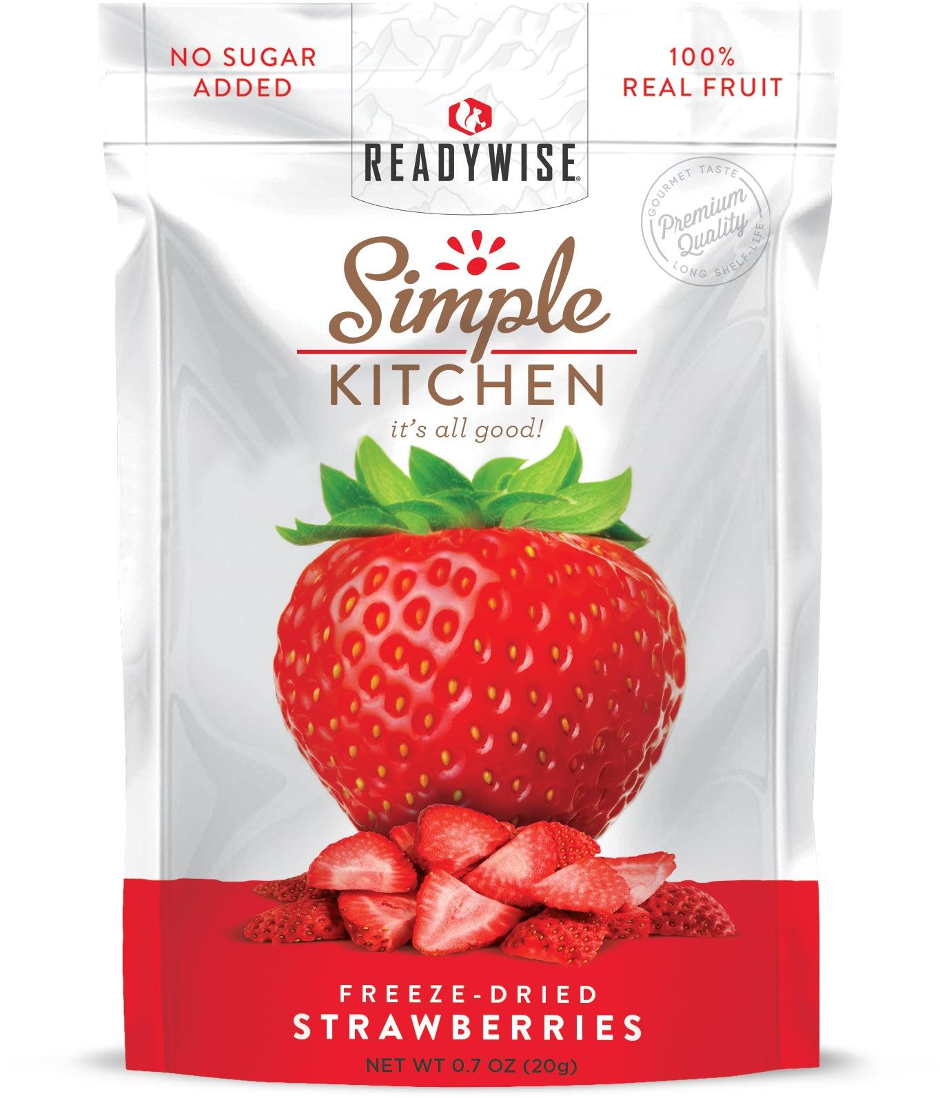 dry strawberry seeds Freeze-Dried Strawberries