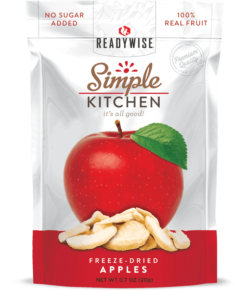 Freeze-Dried Sweet Apples - 6 Pack  ReadyWise   