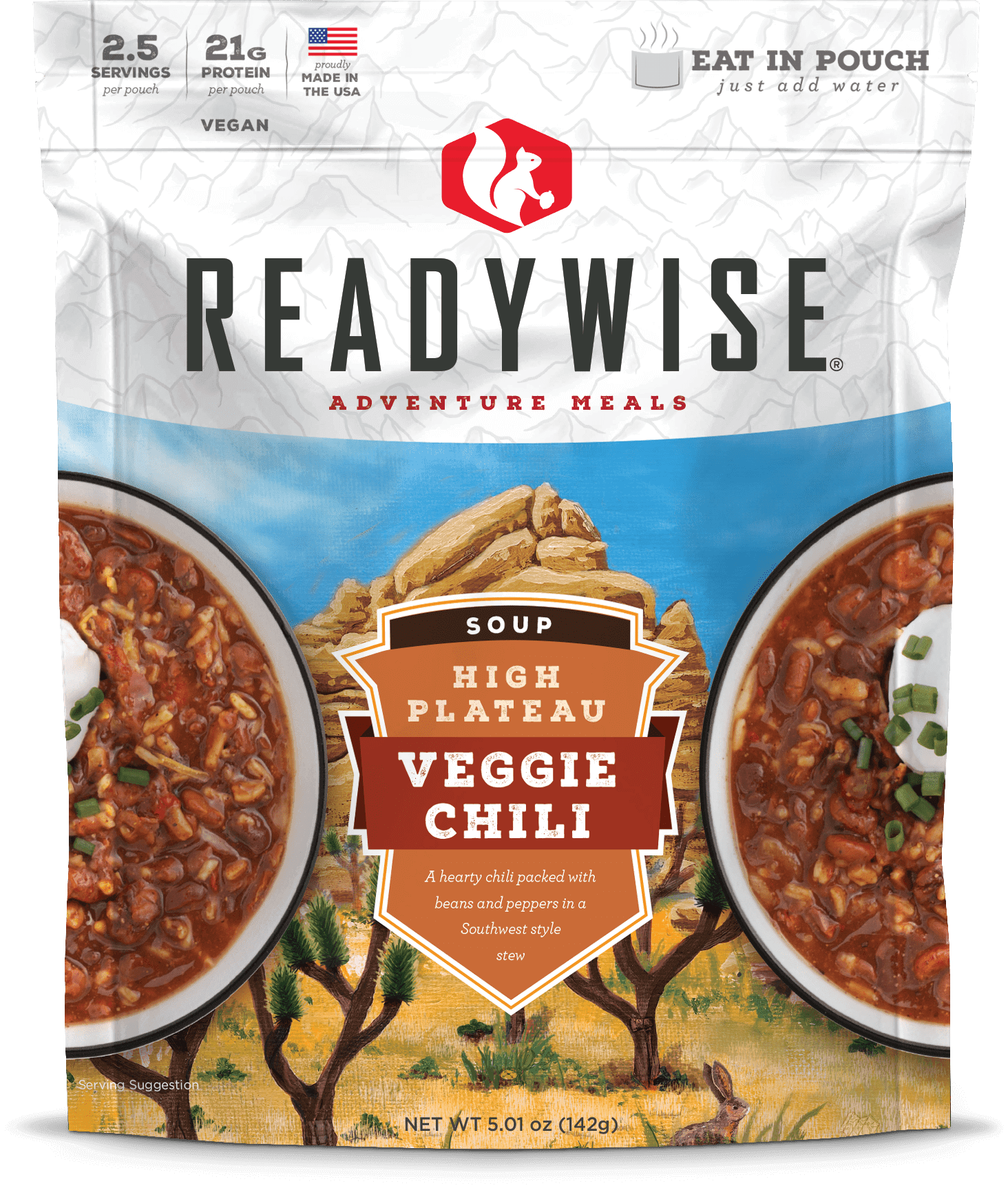 High Plateau Veggie Chili Soup - ReadyWise