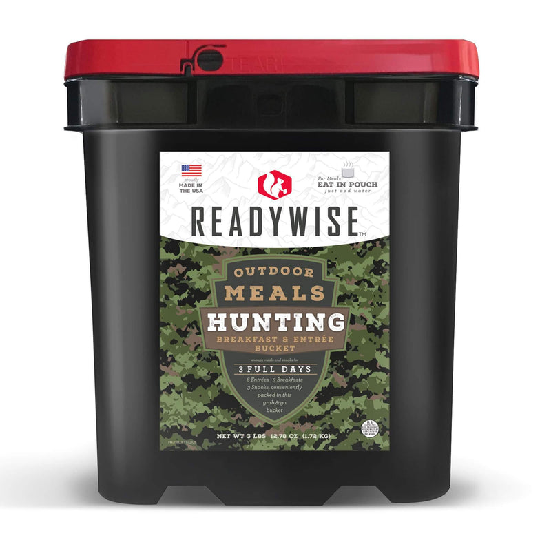 Hunting Bucket Cook-in-Pouch Meals  ReadyWise   